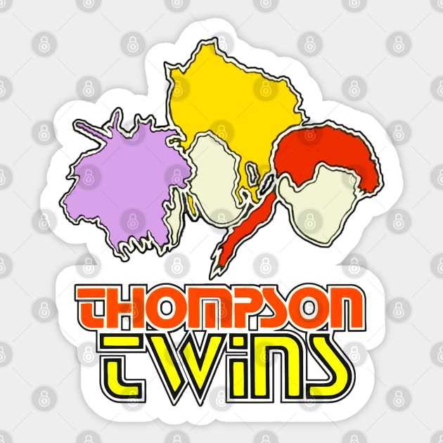 1985 Thompson Twins Sticker by Pop Fan Shop